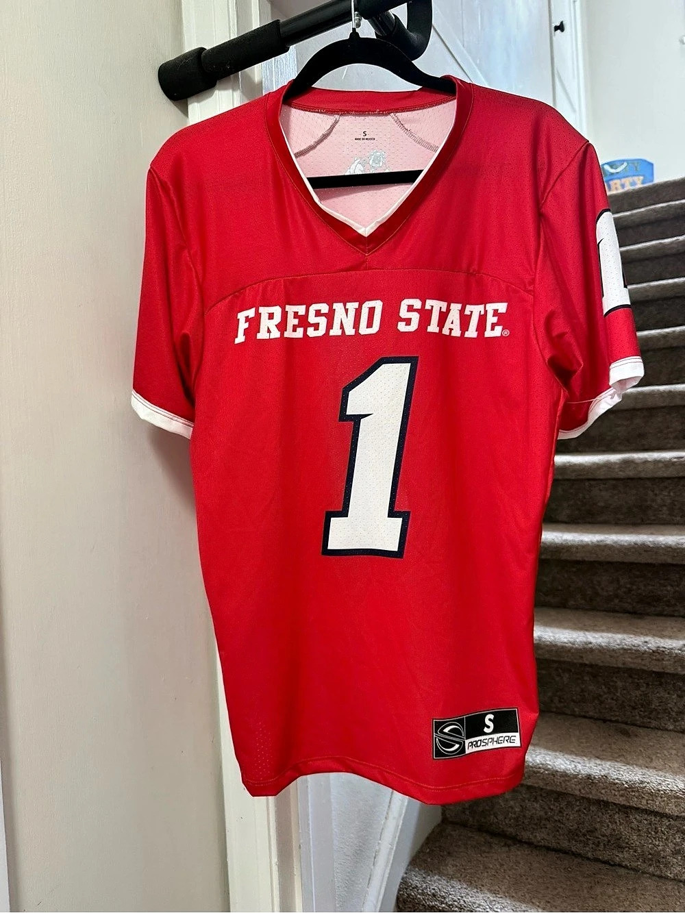 ProSphere Fresno State Bulldogs ProSphere Football Jersey Football Jersey Red &